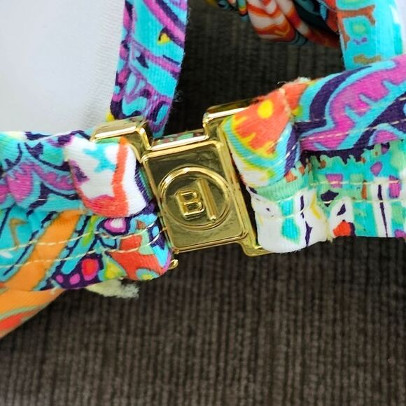 Bleu Rod Beattie Multicolor Paisley padded Bikini Top - Picture 9 of 12